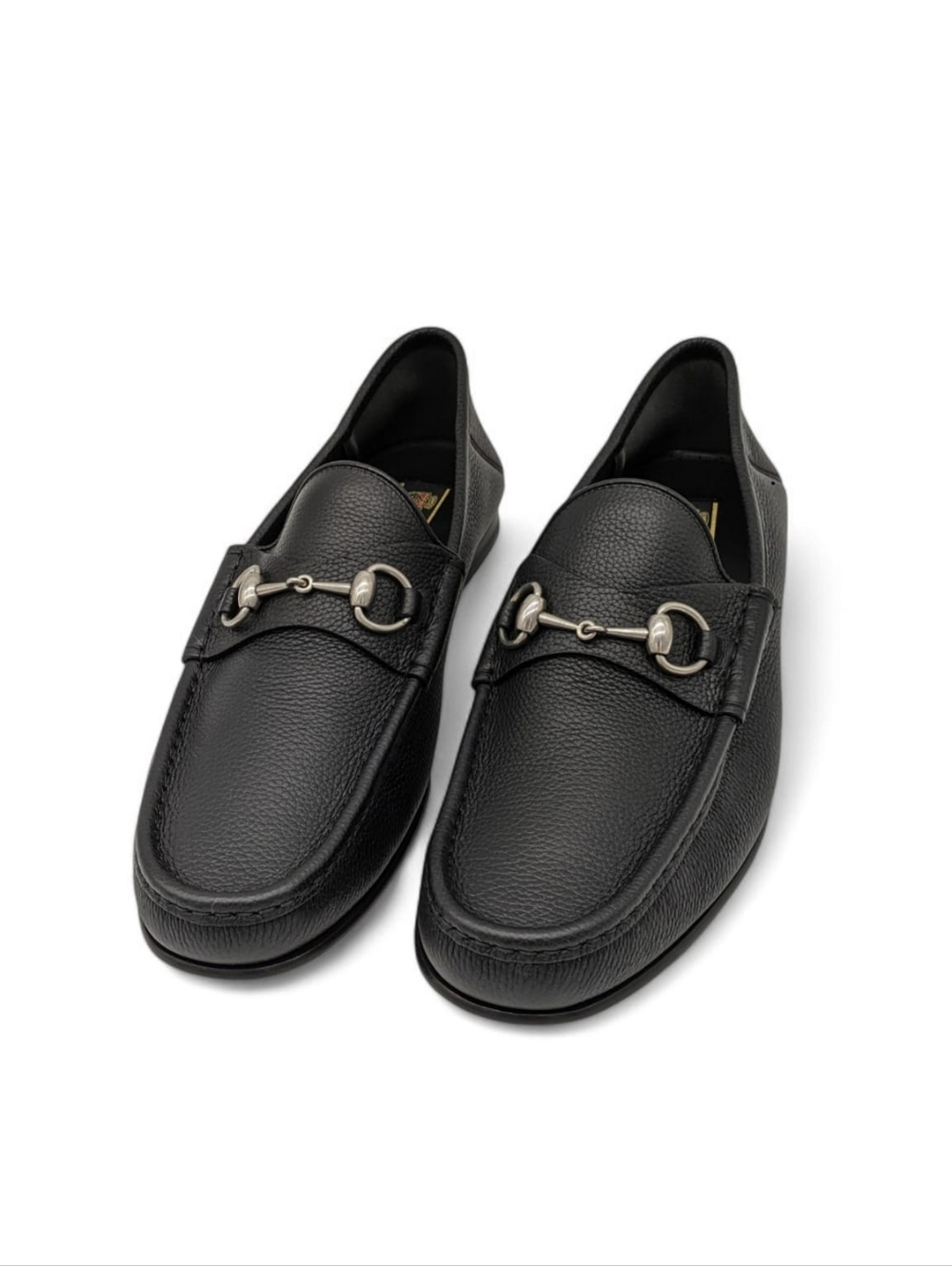 Gucci Mens Silver 1953 Horsebit Loafers Size 10.5 Us (10 Gucci) New With Box
